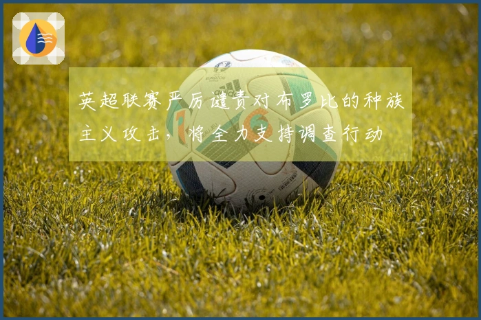 英超联赛严厉谴责对布罗比的种族主义攻击，将全力支持调查行动