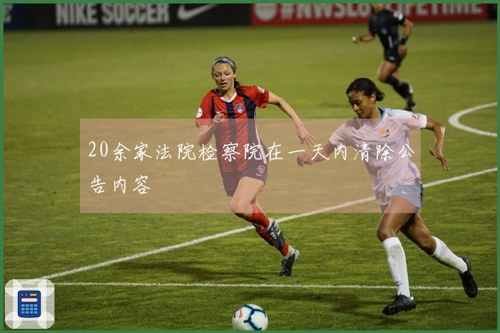 20余家法院检察院在一天内清除公告内容